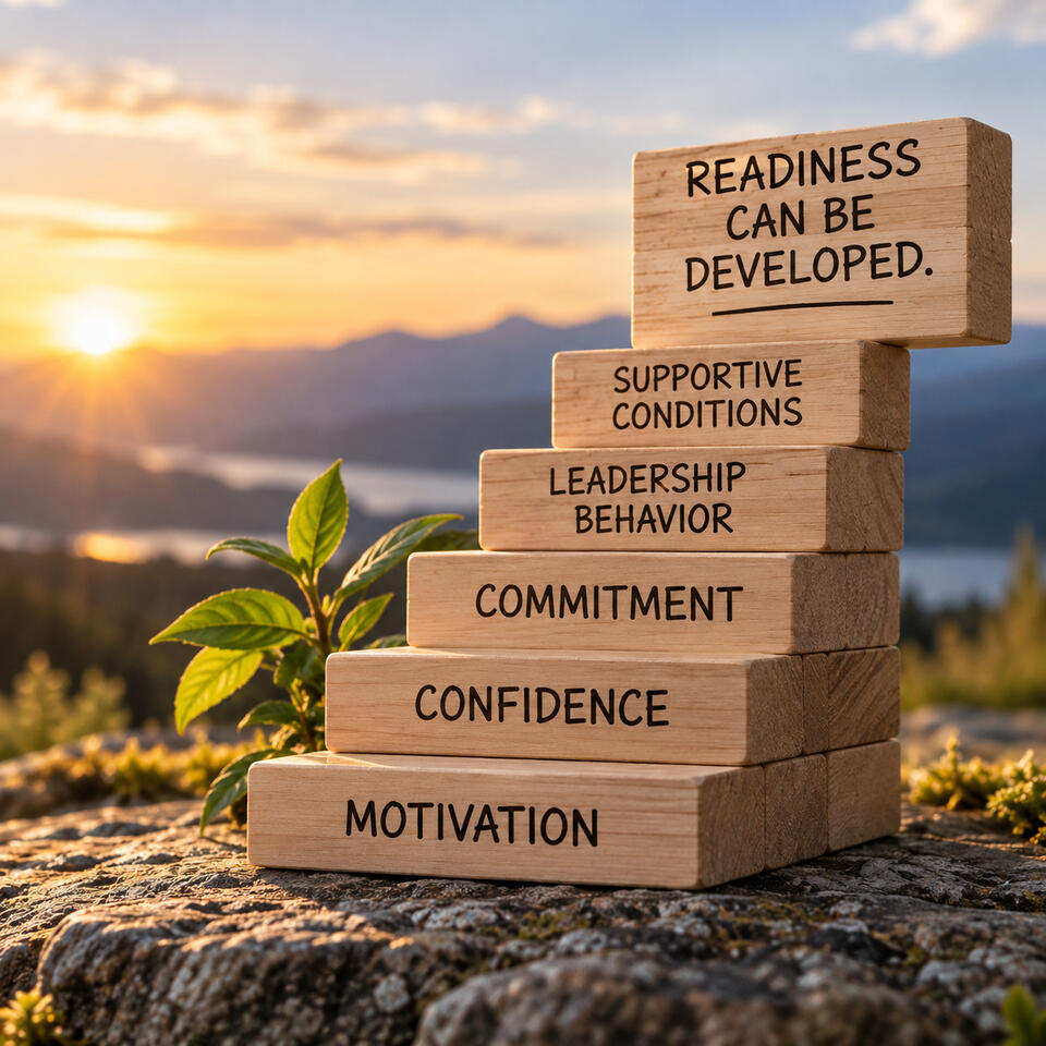 Readiness can be developed. Readiness can be developed.